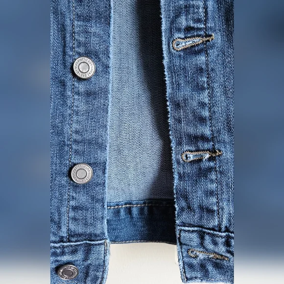 NWOT,♧Lucky Brand♧ Blue Denim Jacket, Size S, NWOT - Picture 5 of 9